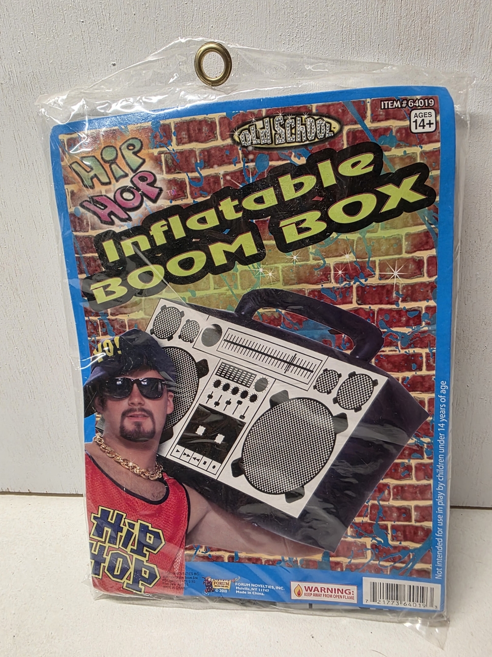 Forum Novelties Inflatable Boom Box Hip Hop 80s 90s Rap Costume Prop 64019 NOS